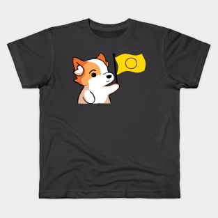 Intersex Pride - Corgi Version Kids T-Shirt